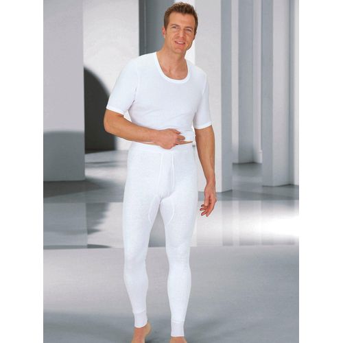Unterhemd COMAZO, Herren, Gr. 5, Doppelripp, weiß, 100% Baumwolle, Kurzarm, Unterhemden