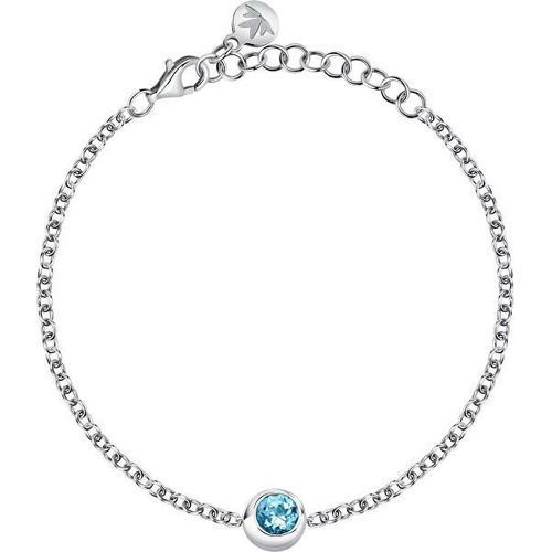 Dezentes Silberarmband mit Topas Semipreziose SAXN14