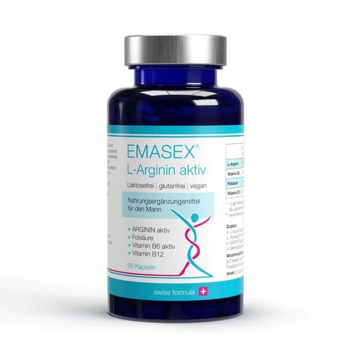 EMASEX L-Arginin aktiv Kapseln 90 St