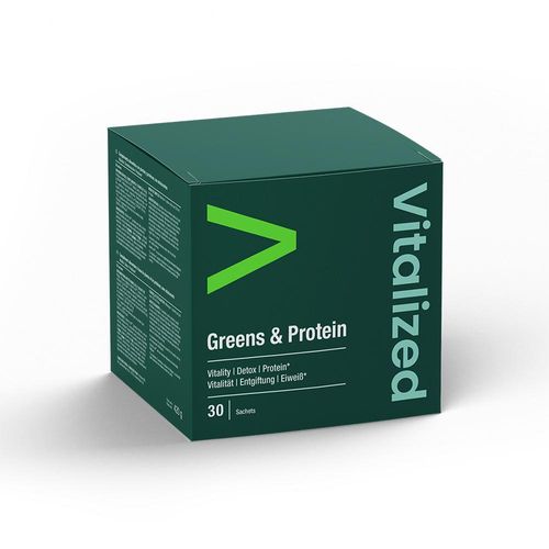 VITALIZED Greens & Protein Sachets 30 St