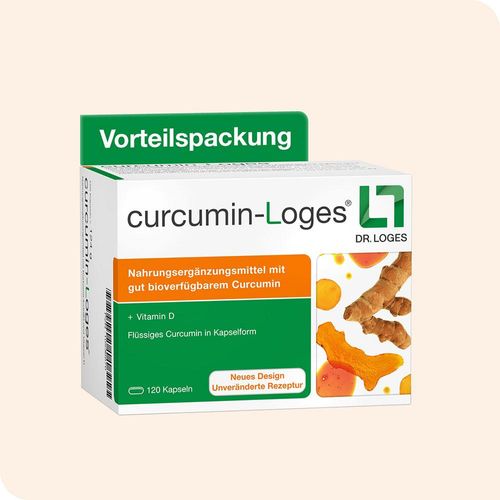 curcumin-Loges: Kurkuma-Kapseln mit hoher Bioverfügbarkeit 120 St
