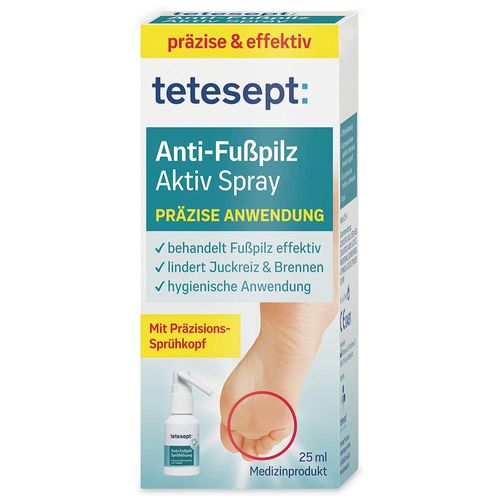 TETESEPT Anti-Fußpilz Aktiv Spray 25 ml