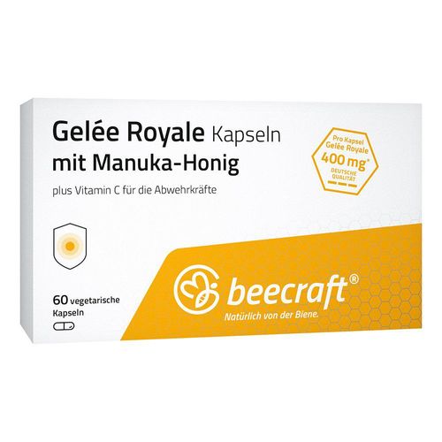 BEECRAFT Gelee Royale Kapseln mit Manuka-Honig 60 St