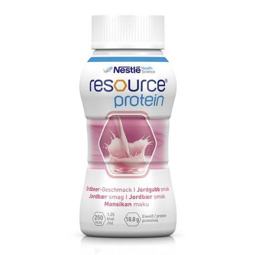RESOURCE Protein Drink Erdbeer 6X4X200 ml