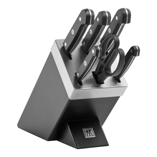 ZWILLING Gourmet 7-pcs, Bloc de couteaux, Noir mat Image