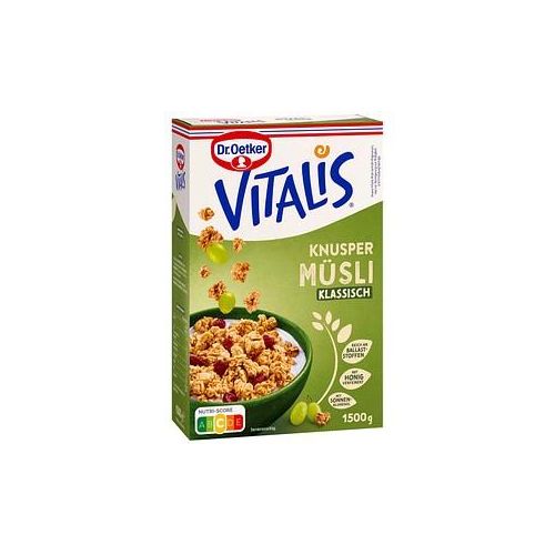 Dr. Oetker Vitalis Knuspermüsli Müsli 1500,0 g