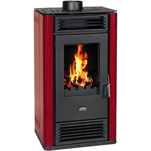 Holzofen Kaminöfen Prity K3GT D Burgundy - 8,1kw, A+