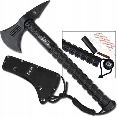 Professionell Tomahawk Axt Beil mit survival kit 6in1 für Camping, Überleben | M-X001