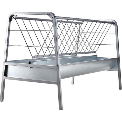 Futterraufe Heuraufe Weideraufe 2-in-1 Doppelraufe - 80 Gallonen Futtertrog für Rinder und Schafe - Hochwertige Futterstation für Stall und Weide