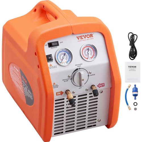 Kältemittelabsauggerät Kältemittel Absaugstation 3/4 Ps Kältemittel Absauggerät Kältemittelrückgewinnungsmaschine 220-240 V 4,85 lbs/min