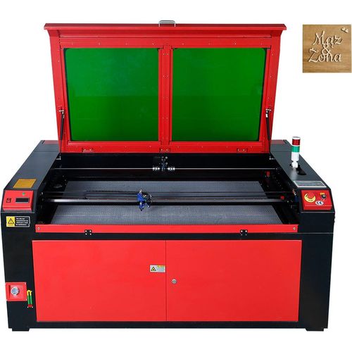 130W CO2-Lasergravierer, 900x1400mm, 500mm/s Laserschneidmaschine mit 2-Wege-Pass-Air-Assist, kompatibel mit LightBurn, CorelDRAW, AutoCAD, Windows, Mac OS, Linux, für Holz, Acryl, Stoff