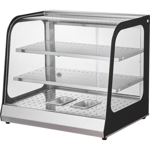 2-stufiger kommerzieller Speisenwärmer Pizzaschrank Zange 850W 111L