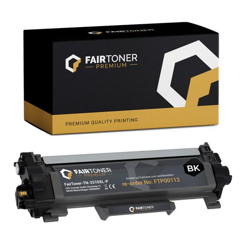 Premium kompatibel für Brother DCP-L 2627 DW (TN-2510XL) Toner Schwarz