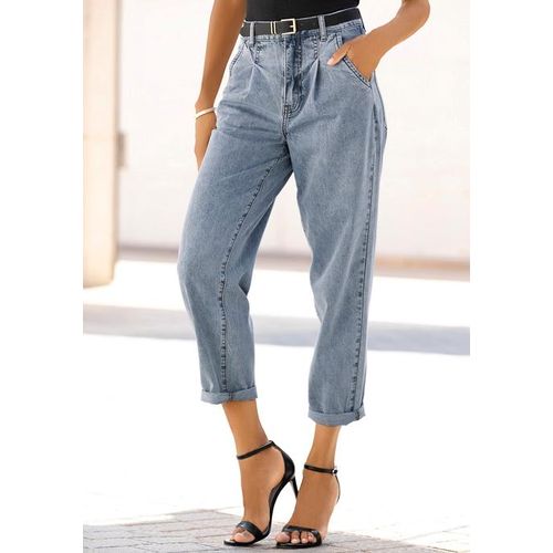 BUFFALO Relax-fit-Jeans mehrfarbig Gr. 34 für Damen. Figurumspielend. Nachhaltig.