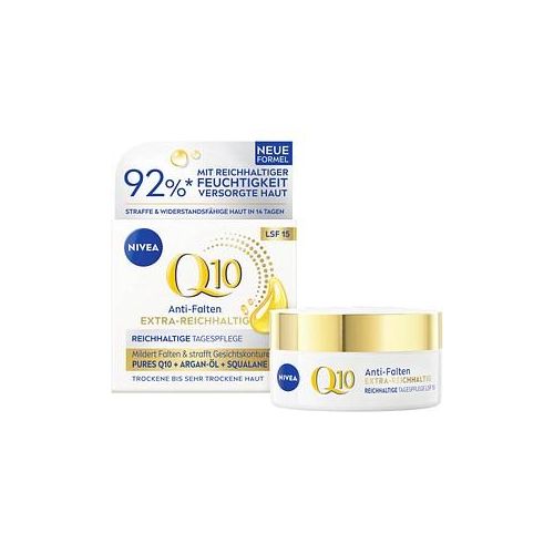 NIVEA Q10 Anti-Falten EXTRA-REICHHALTIG LSF 15 Gesichtscreme 50,0 ml