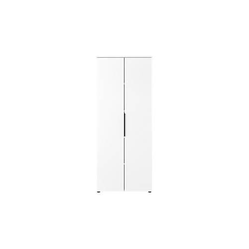 Aktenschrank Porto, 4 Türen und 2 Einlegeböden, 5 OH, B 810 x T 400 x H 1970 mm, weiß