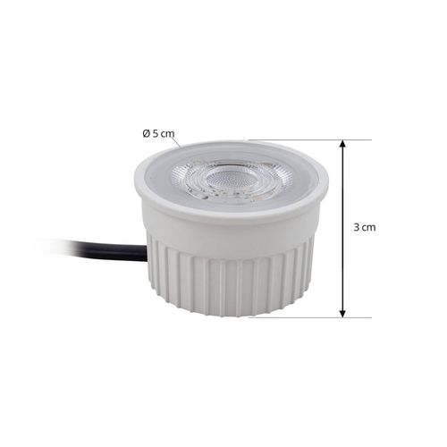 Arcchio LED-Modul, GU10, 4,9W, 380lm, weiß, 2700K, dimmbar
