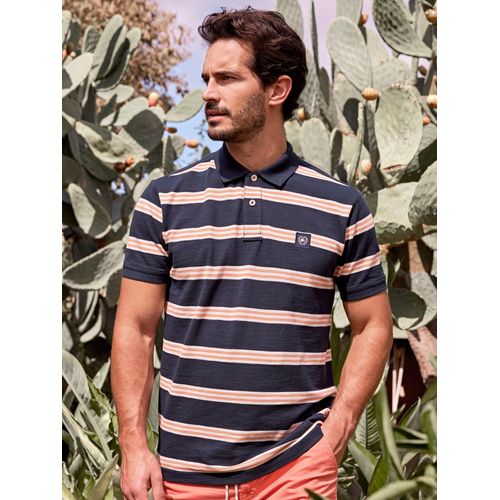 LERROS Poloshirt »LERROS Herren Poloshirt in Rugby-Optik«