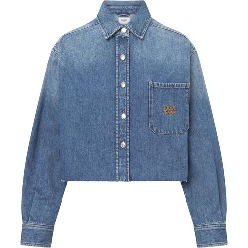 Joop Jeans Jeansbluse »Udela«, mit bestickter Ziertasche