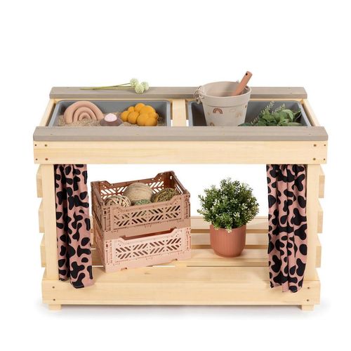 Muddy Buddy Sand- Muddy Buddy , Rosa, Birke , Holz , Zypresse , 40x55x80 cm , FSC 100%, EN 71 , Gartenmöbel, Kinder-Gartenmöbel