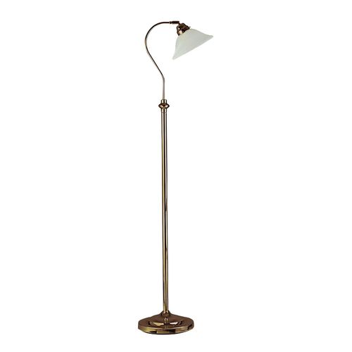 Classico Verstellbare Stahl Stehleuchte Glas 1 Licht E27
