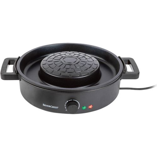 SILVERCREST® KITCHEN TOOLS Tischgrill mit Hot Pot STHP 1800 A1, 2-in-1