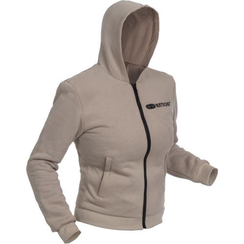 Beheizbarer Damen Hoodie Beige - Dual Heating