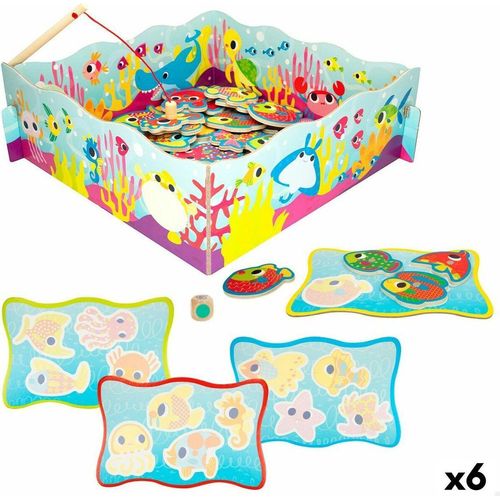 Tischspiel Lisciani Montessori Fischerei (6 Stück)