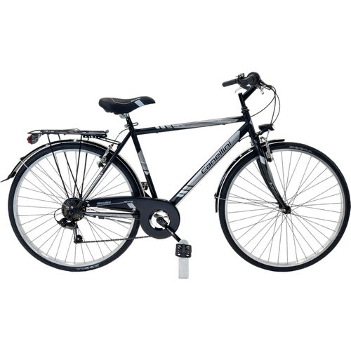 Citybike Canellini Moving 28' Herren Sthal - Schwarz Matt