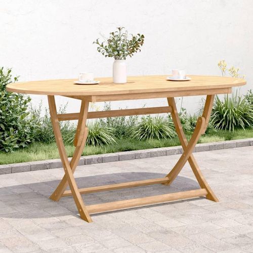 Gartentisch Klappbar 160x85x75 cm Massivholz Akazie 365746