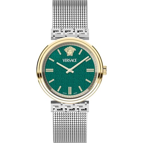 Versace Damen Uhr MYTHOS VETCA Silber Grün VETCA0524