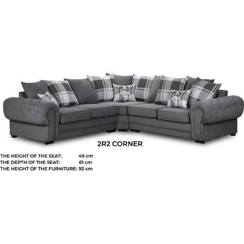Stoffsofa Luxus Stoff Eckgarnitur Wohnzimmer Ecksofa Sofas L-Form Sofa Ecke