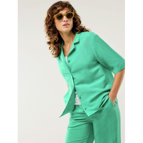 Reverskragen Bluse Leinenmix Image