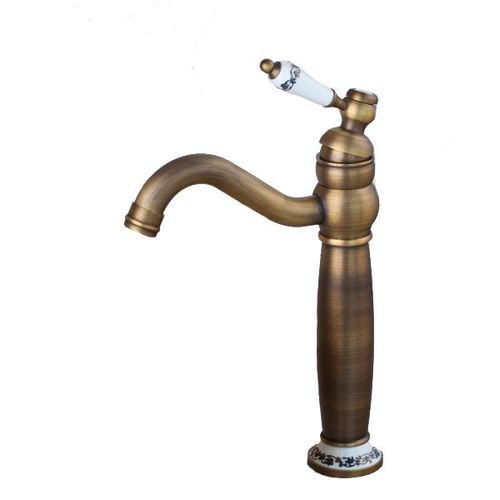 Waschtischarmatur, Retro-Stil, Messing