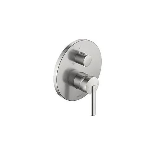 Duravit Balcoon Fertigmontageset BA5210012070 Unterputz-Wannenarmatur, Edelstahl gebürstet