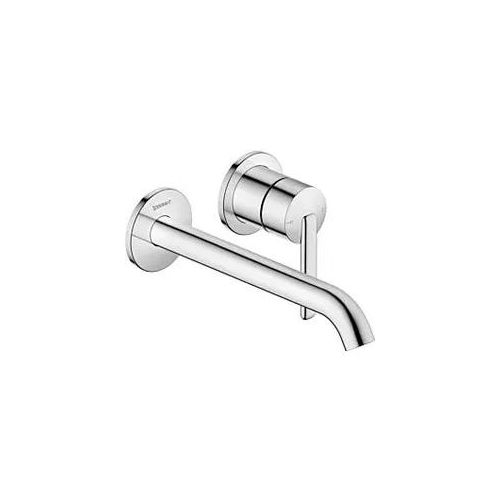 Duravit Balcoon Fertigmontageset BA1070004010 Unterputz-Einhebelmischer, Ausladung 221mm, ohne Zugstange Ablaufgarnitur, chrom Hochglanz