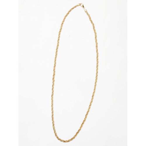 Panzerkette LADY, silber (silber vergoldet 925), Halsketten, Damen, 45, Metall-Gold, L: 45cm, Metall, Gold