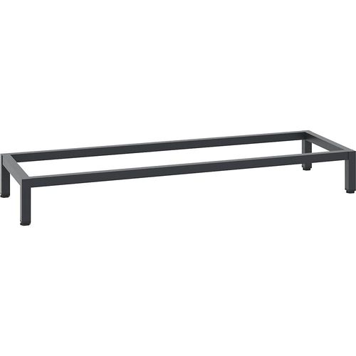 C+P Schrankuntergestell, schwarzgrau RAL 7021, 1196 x 396 mm