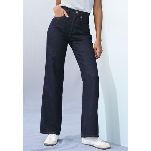 LASCANA Weite Jeans mehrfarbig Gr. 36 für Damen. Figurumspielend. Nachhaltig.