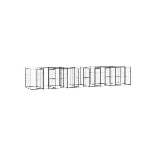 VidaXL Hundehütte 9,9 m, 2,2 m, 1,8 m