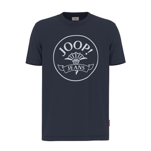 Joop Jeans Kurzarmshirt, Mit Logoprint in Kontrastfarbe