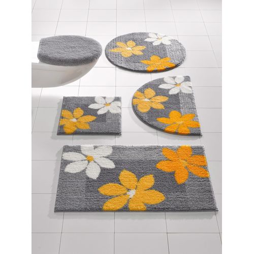 Badematte GRUND Gr. 1, gelb, rechteckig (45cm x 50cm),, Badematten