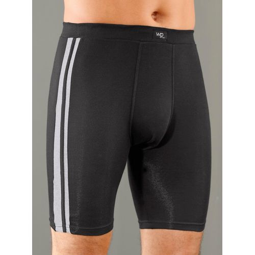 Lange Unterhose WÄSCHEPUR, Herren, Gr. 8, schwarz, 93% Baumwolle, 7% Elasthan, Unterhosen