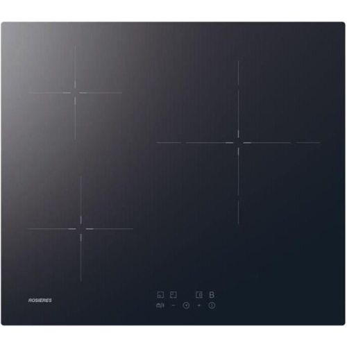 ROSIERES Induktionskochfeld - 3 Brenner - 59 x 52 x 5,8 cm - RI633CBB
