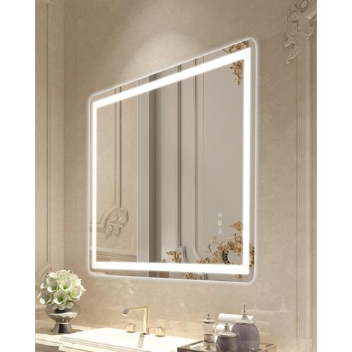 LED Badezimmerspiegel Kosmetikspiegel 3 Farben Wandmontage 70x100cm