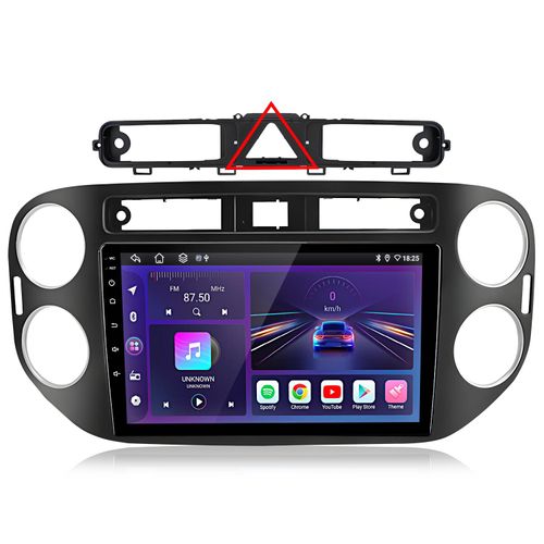 1+32GB Android13 Autoradio CarPlay android auto DAB+GPS Navi für VW Tiguan 5N 1NF 2007-2016 WIFI SWC
