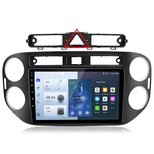 2+64GB Android13 Autoradio CarPlay android auto DAB+GPS Navi für VW Tiguan 5N 1NF 2007-2016 WIFI SWC