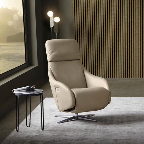 TV-Sessel W.SCHILLIG, grau (stone), B:77cm H:108cm T:95cm, Sessel
