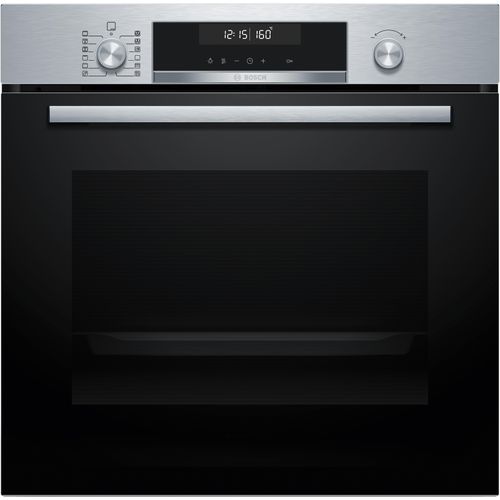 BOSCH Pyrolyse Backofen "HBG578BS3", A+ (A+++-D), grau (edelstahl), B:59,4cm H:59,5cm T:54,8cm, Backöfen