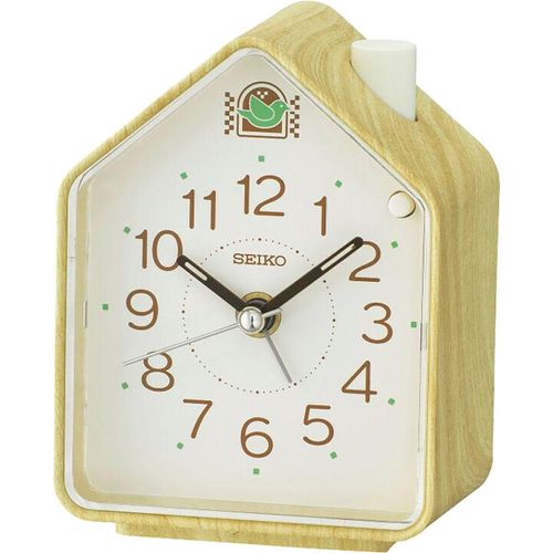 Quarzwecker SEIKO, weiß (birkefarben), Wecker, Wecker, Tischuhr, Schlafzimmer, Esszimmer, Wohnzimmer, Snooze